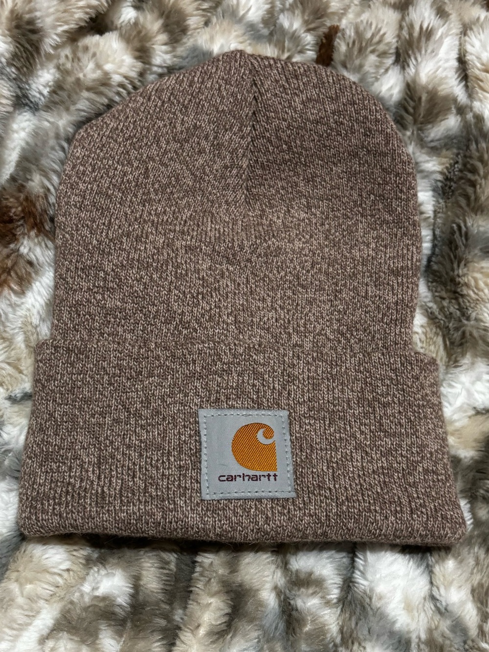 NWOT Carhartt Unisex Brown Beanie Hat